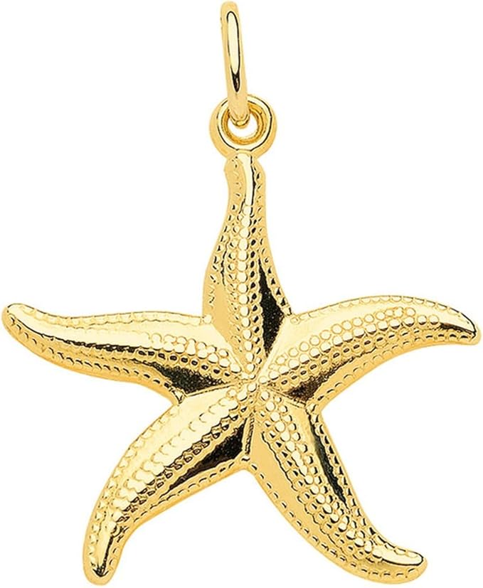 Seestern Anhänger Kettenanhänger aus 333 Gold