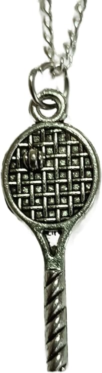 Tennisracket-Halskette 45cm