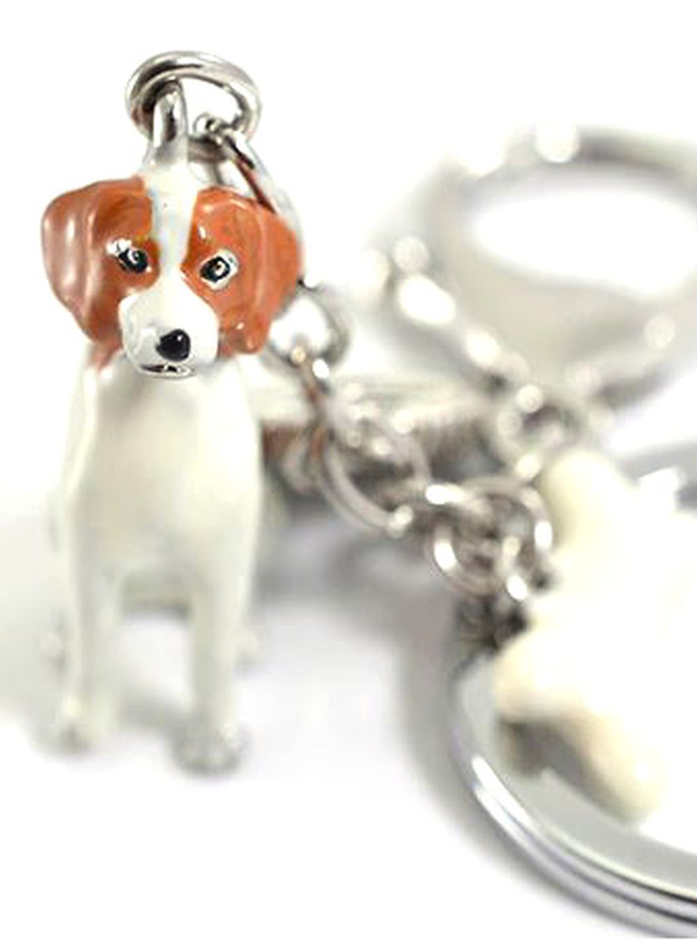 Jack Russell Terrier Beagle Schlüsselanhänger / Taschenanhänger