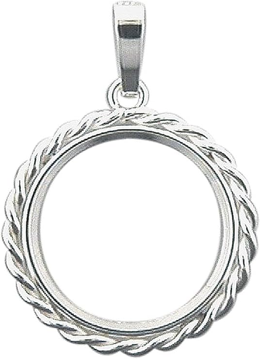 Münzfassung Krappenfassung aus 925 echt Silber 36,2 mm