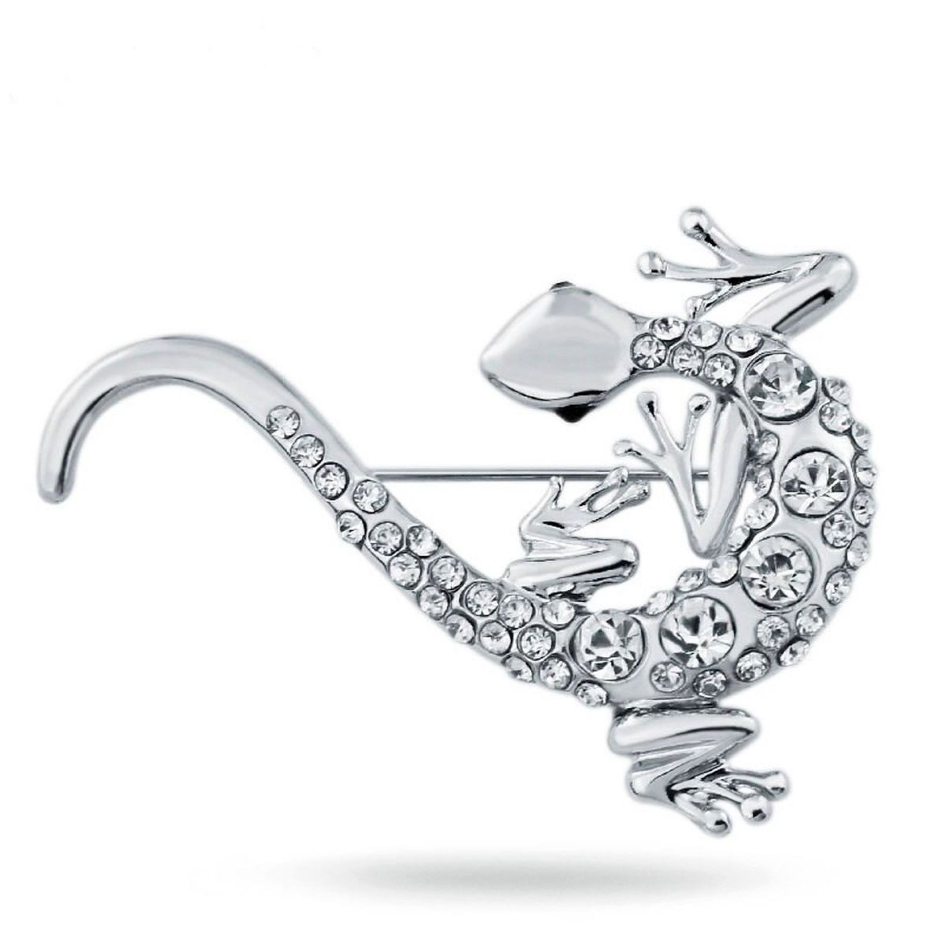 Brosche Gecko/Anstecknadel