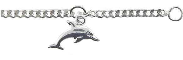 Delfin Fußkettchen aus 925 Sterling Silber