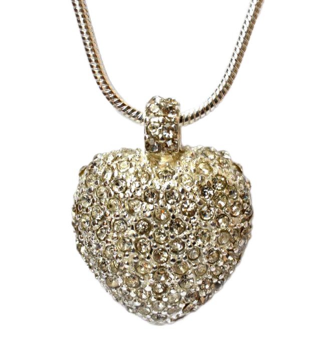 Herz Anhänger mit Zirkoniasteinen