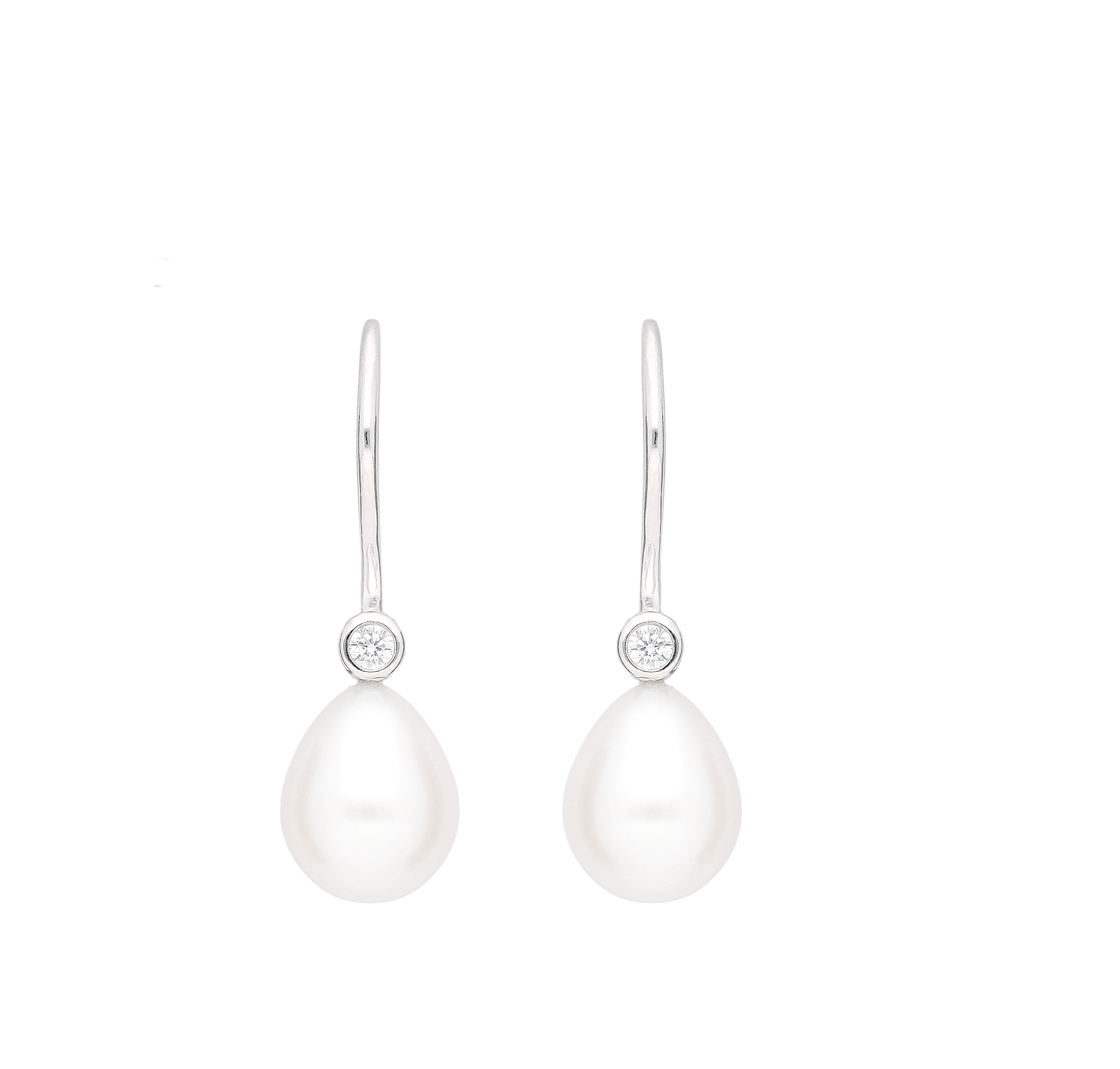 Ohrhänger mit Süßwasserperle aus 925 Sterling Silber