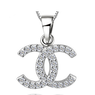 Kette mit Zirkonia bestückt