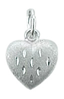 Herz Anhänger, Kettenanhänger aus 925 Sterling Silber