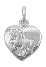 Pferd Anhänger Kettenanhänger aus 925 Sterling Silber