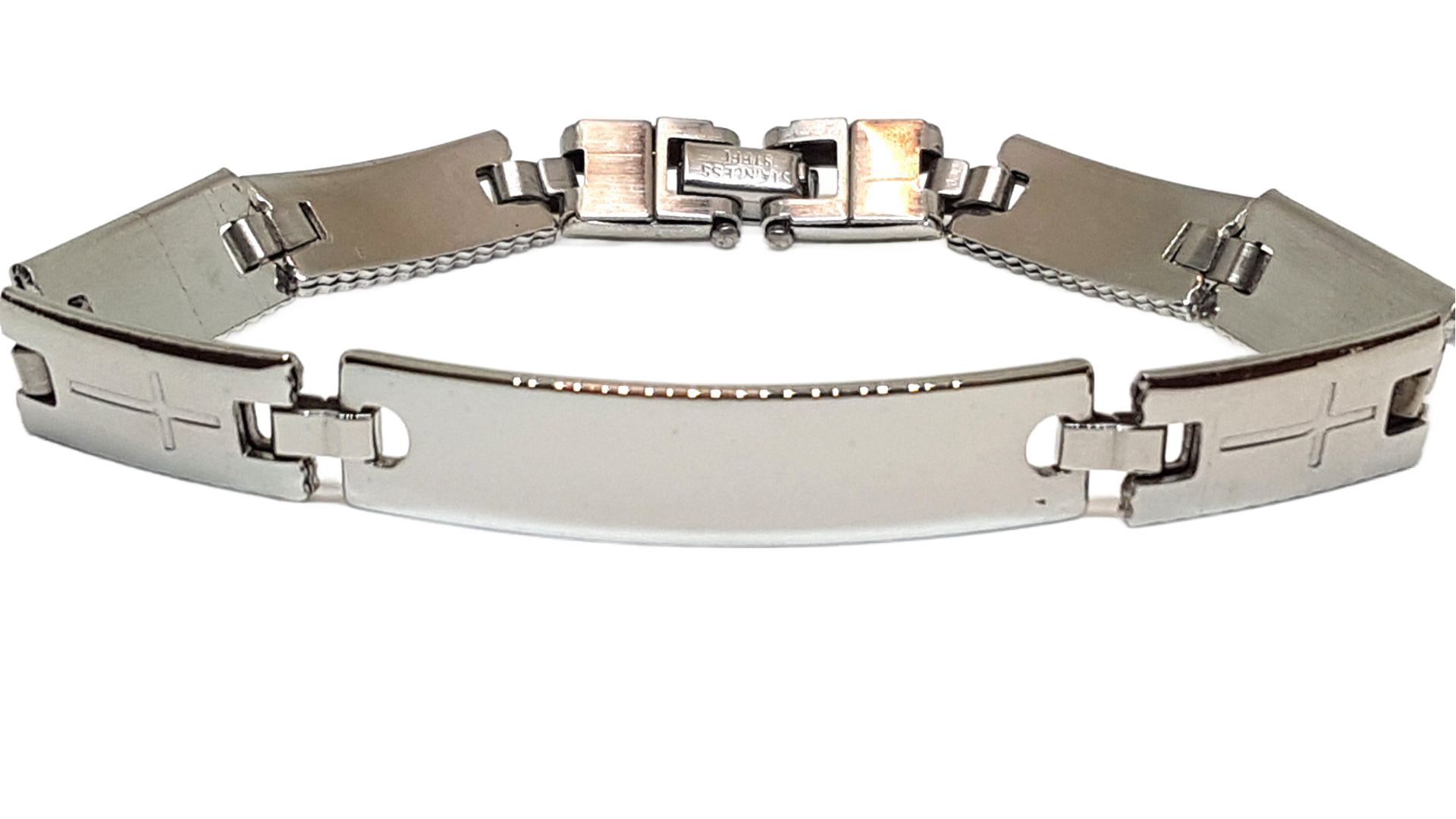 Armband aus Edelstahl 21cm