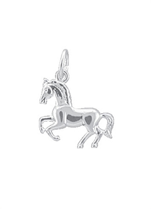 Pferd Anhänger Kettenanhänger aus 925 Sterling Silber