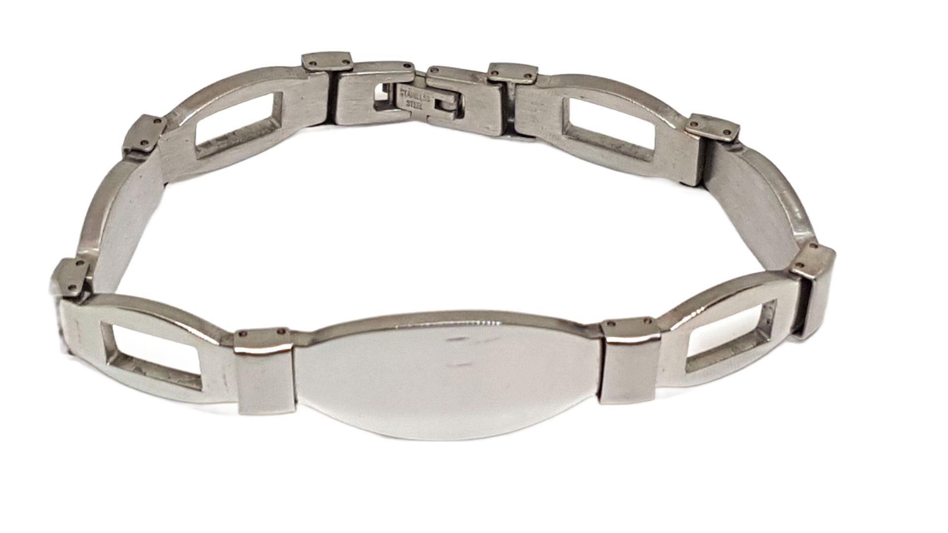 Herren Armband aus Edelstahl 21cm