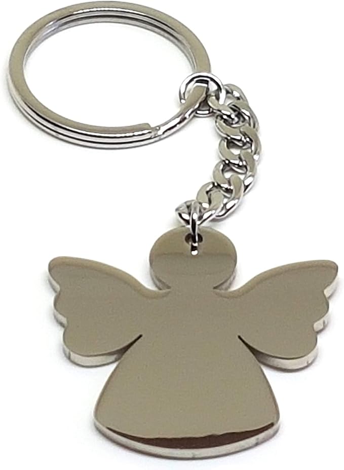 Engel aus Edelstahl Schlüsselanhänger,Taschenanhänger