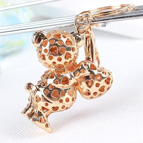 Schlüsselanhänger,Taschenanhänger Bärchen Strass steinen