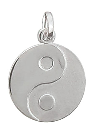 Ying Yang Anhänger Kettenanhänger aus 925 Sterling Silber