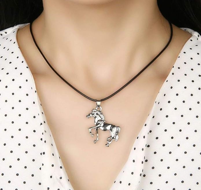 Pferd Anhänger mit Kette/Pferdeliebhaber