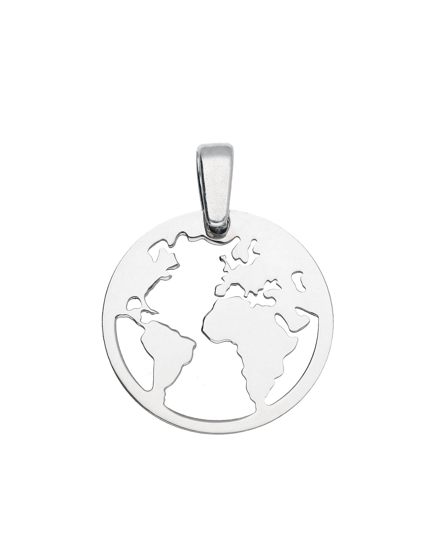 Weltkugel Anhänger aus 925 echt Silber