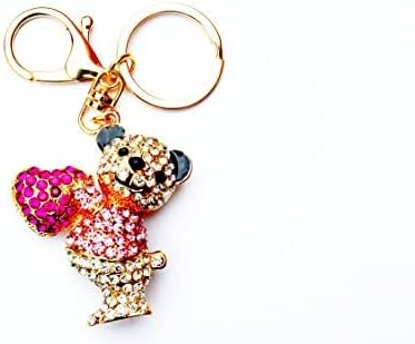 Schlüsselanhänger,Taschenanhänger Bärchen Strass steinen