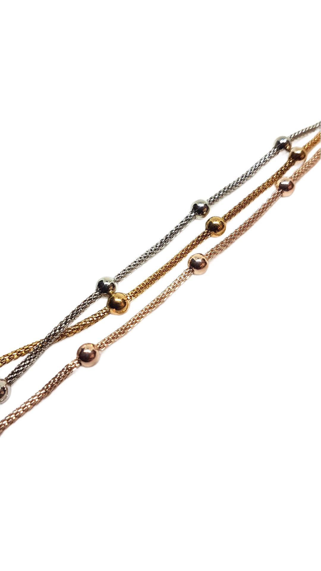 Feder Anhänger Tricolor mit Kette