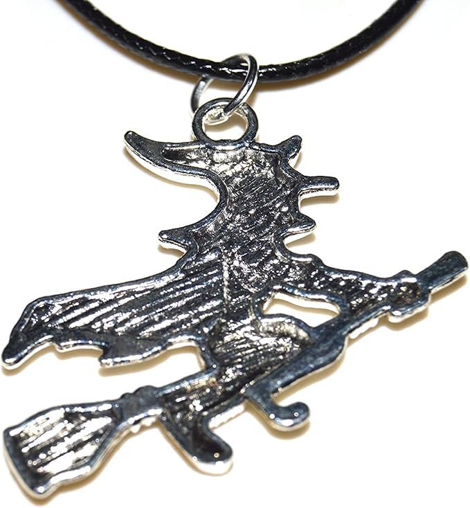 Hexe Anhänger mit Kette