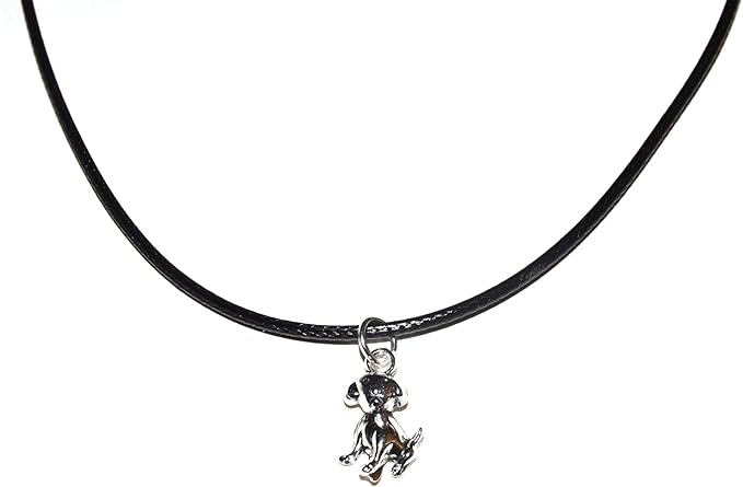 Hund Anhänger mit Kette 42cm + 5cm