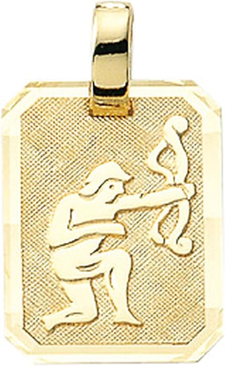 Schütze Sternezeichen Anhänger aus 333 echt Gelbgold