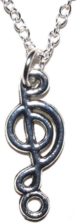 Note mit Silber Kette 60cm