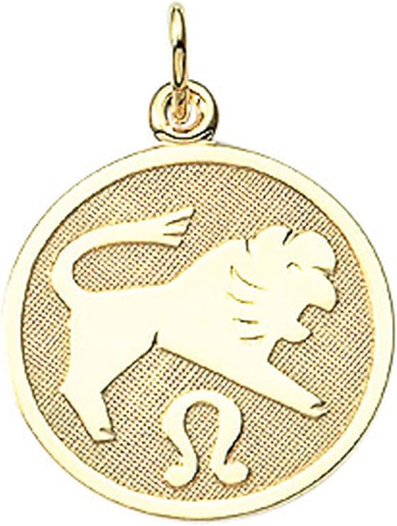 Löwe Sternezeichen Anhänger aus 333 echt Gelbgold