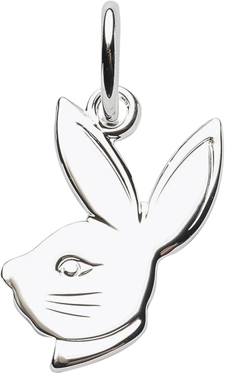 Hasenkopf Anhänger, Kettenanhänger aus 925 Sterling Silber