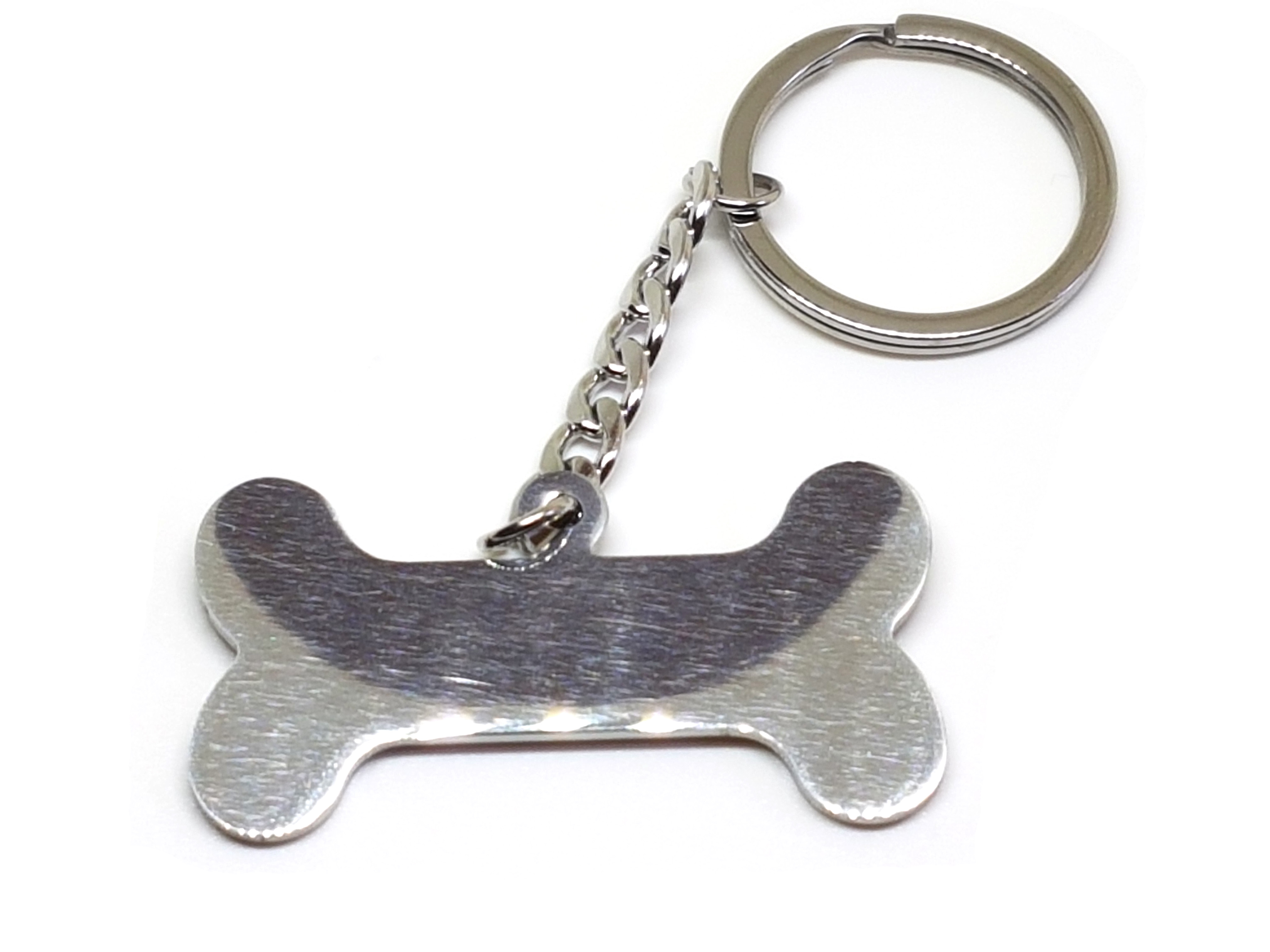Hunde Knochen aus Edelstahl Schlüsselanhänger,Taschenanhänger