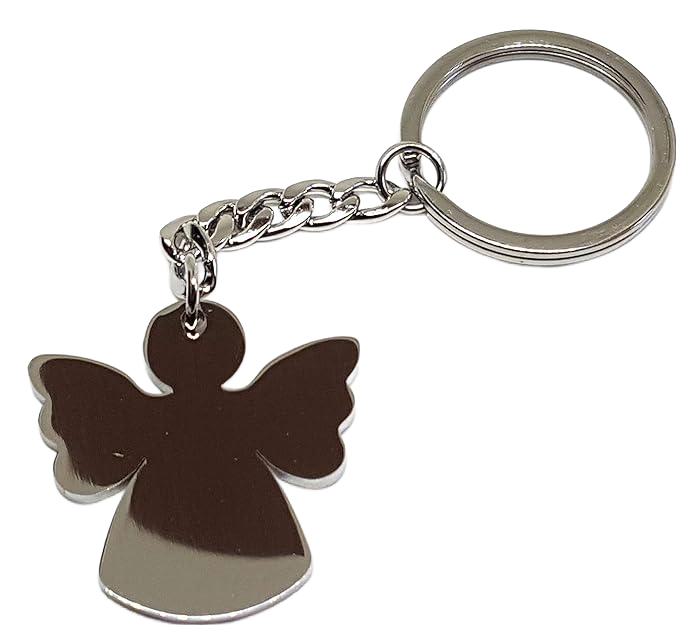 Engel aus Edelstahl Schlüsselanhänger,Taschenanhänger