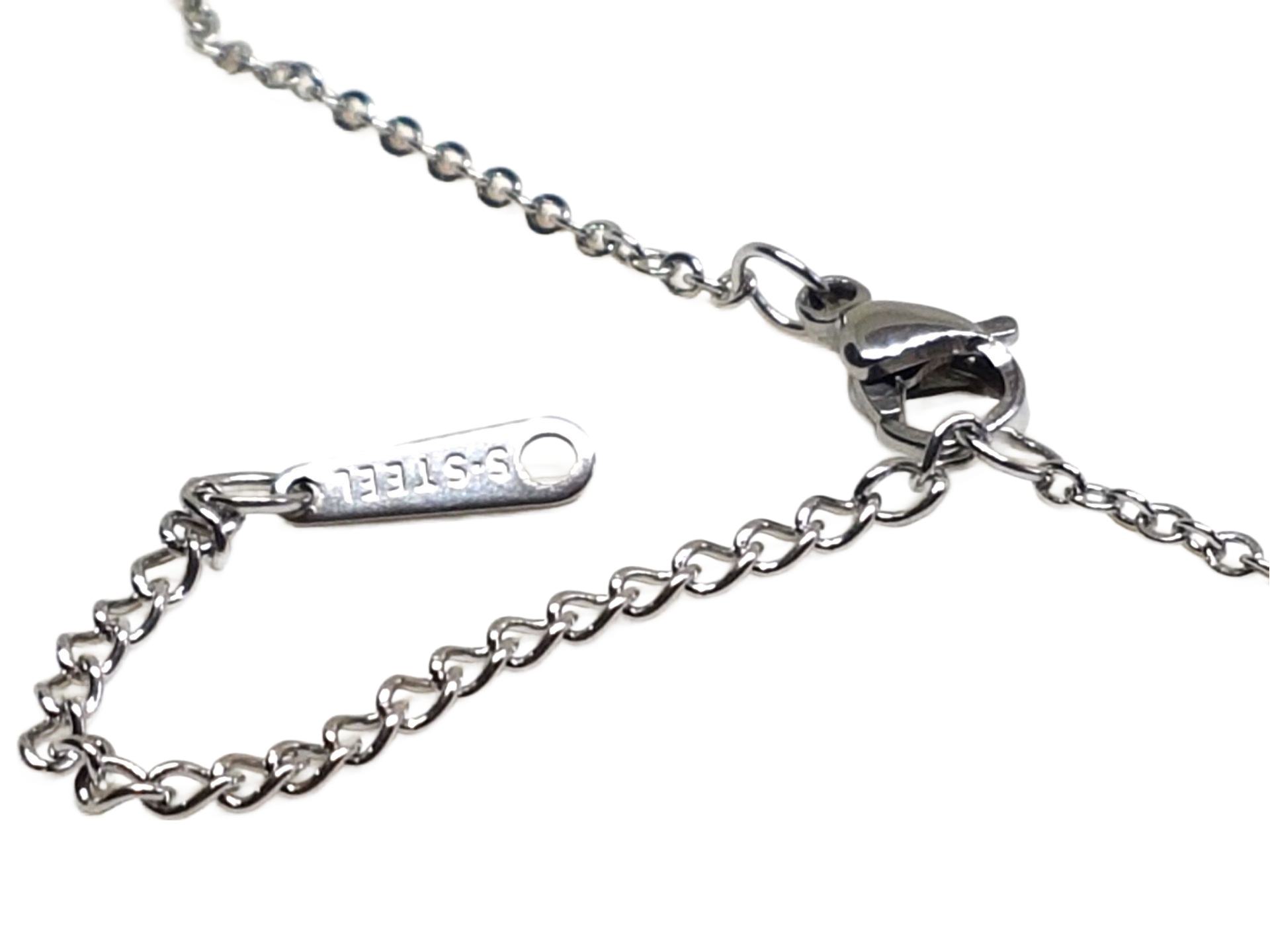 Herz Collier aus Edelstahl mit Zirkonia