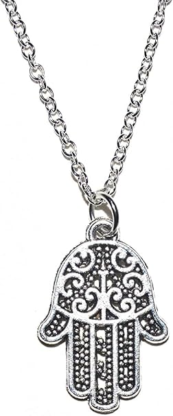Fatimas Hand Anhänger mit Silber Kette
