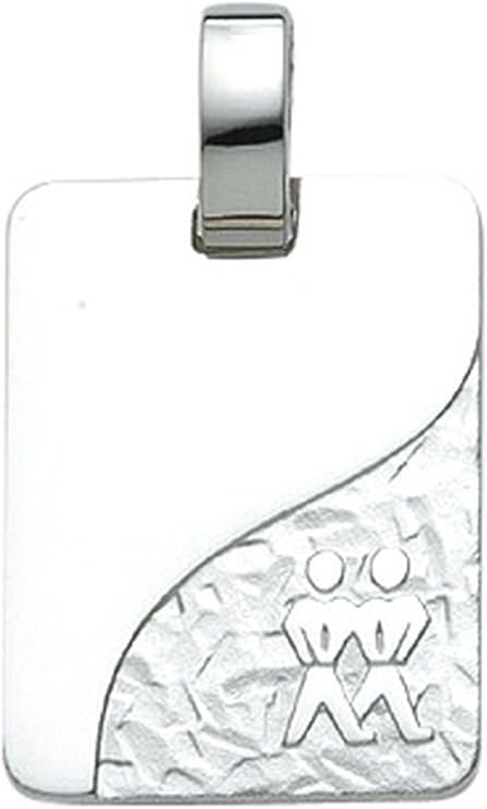 Zwilling Sternzeichen Anhänger aus 925 echt Silber