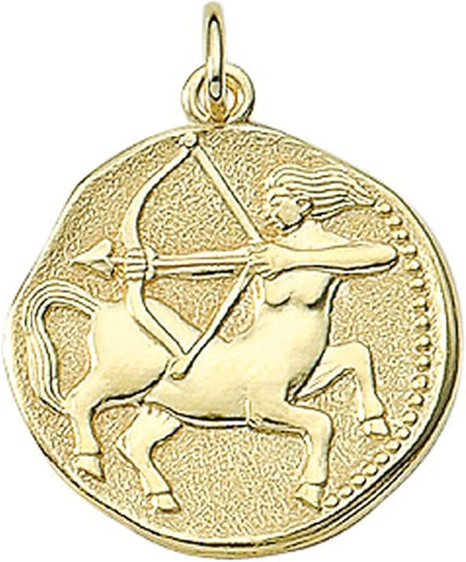 Schütze Sternezeichen Anhänger aus 333 Gelbgold