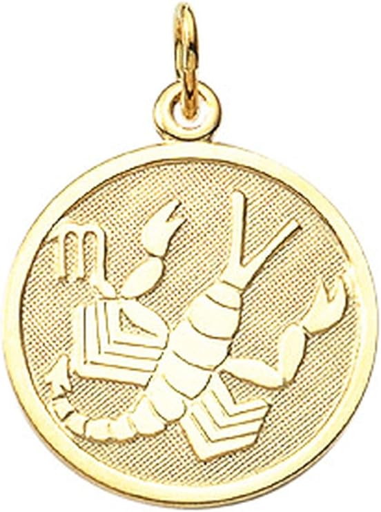 Skorpion Sternezeichen Anhänger aus 333 echt Gelbgold
