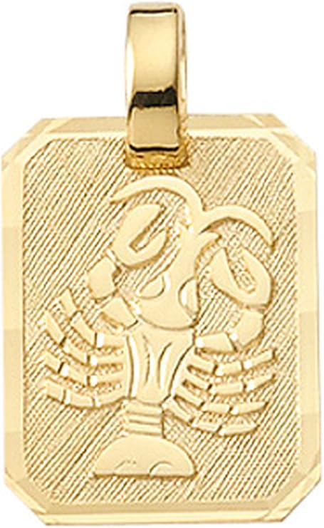 Krebs Sternezeichen Anhänger aus 333 Gelbgold