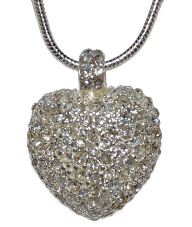 Herz Anhänger mit Zirkoniasteinen