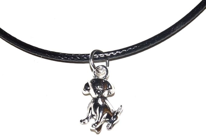 Hund Anhänger mit Kette 42cm + 5cm