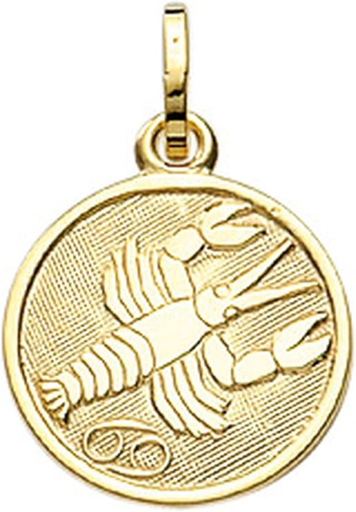 Sternezeichen Anhänger aus 333 echt Gelbgold