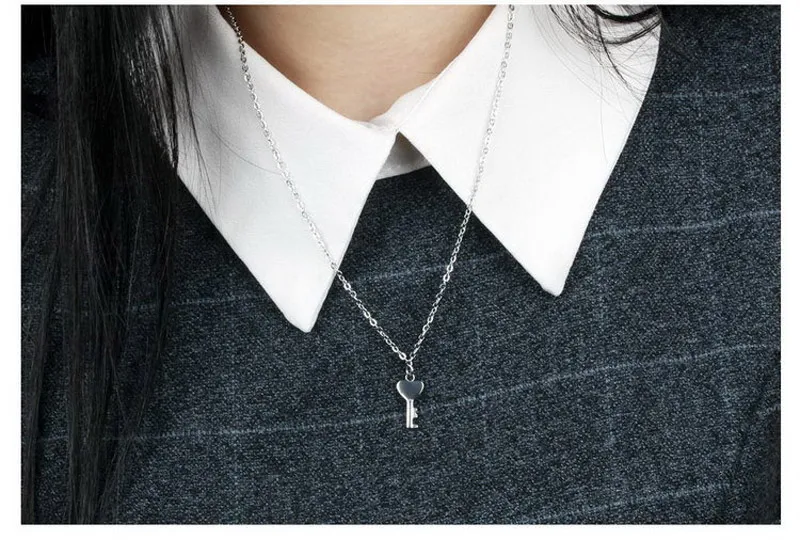 Partnerschafts Set Armband für Ihn Kette für Sie mit Schlüssel