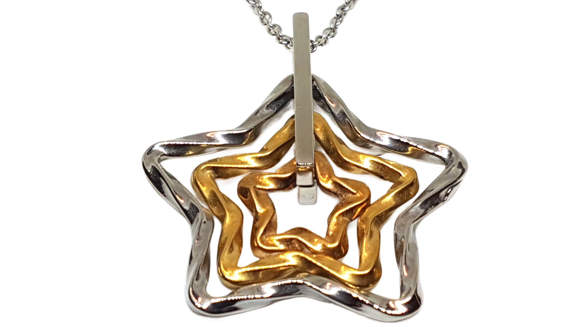 Stern Anhänger mit Kette